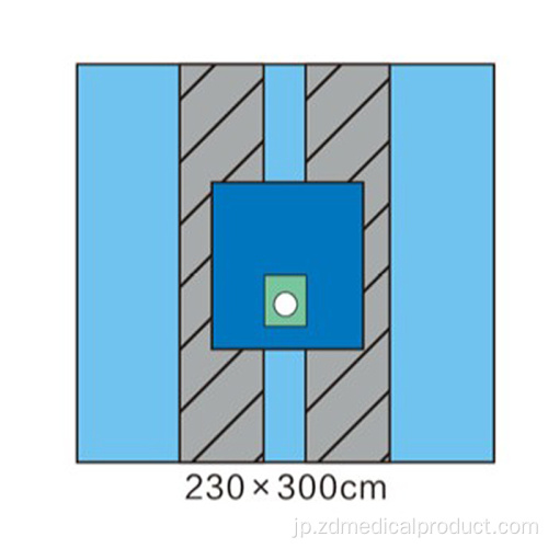 丈夫で耐久性のある新しい構造の手/足の外科用ドレープ